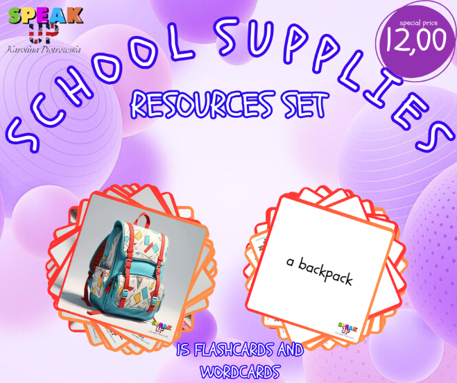 SCHOOL SUPPLIES COMPREHENSIVE SET - Speak UP zdjęcie 1