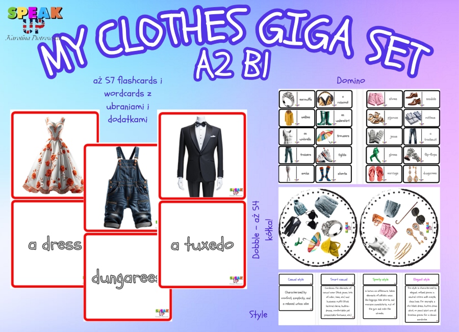 My CLOTHES giga SET A2 B1 zdjęcie 1