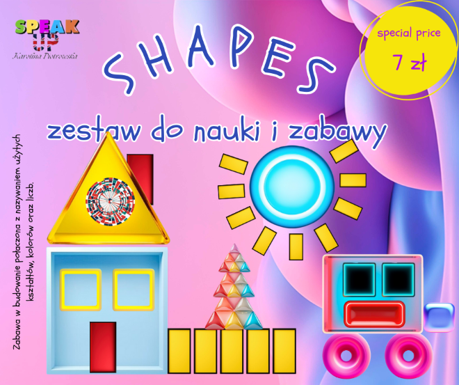 SHAPES - zestaw do nauki i zabawy - Speak UP zdjęcie 3