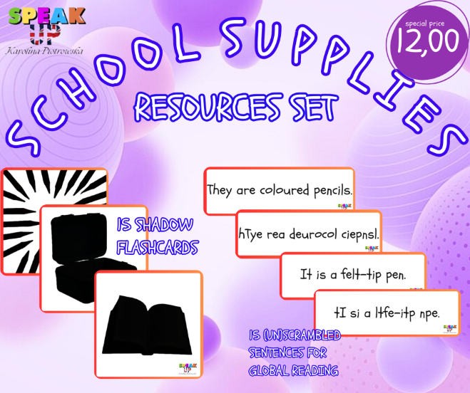 SCHOOL SUPPLIES COMPREHENSIVE SET - Speak UP zdjęcie 2
