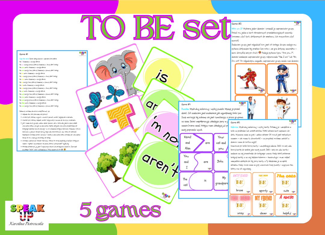 verb TO BE comprehensive SET - Speak UP zdjęcie 3