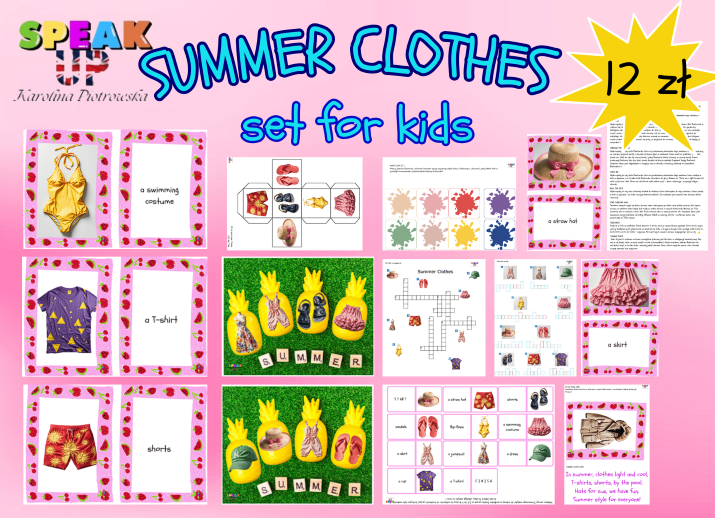 SUMMER CLOTHES set for kids - Speak UP zdjęcie 1