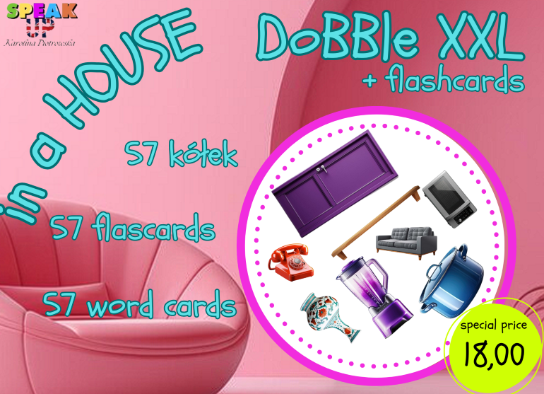 in a HOUSE DoBBle XXL + flashcards - Speak UP zdjęcie 1