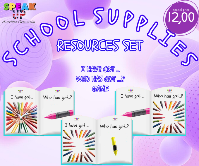 SCHOOL SUPPLIES COMPREHENSIVE SET - Speak UP zdjęcie 4