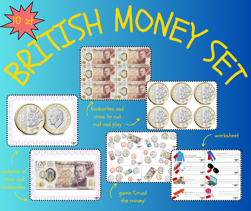 British Money Set zdjęcie 1