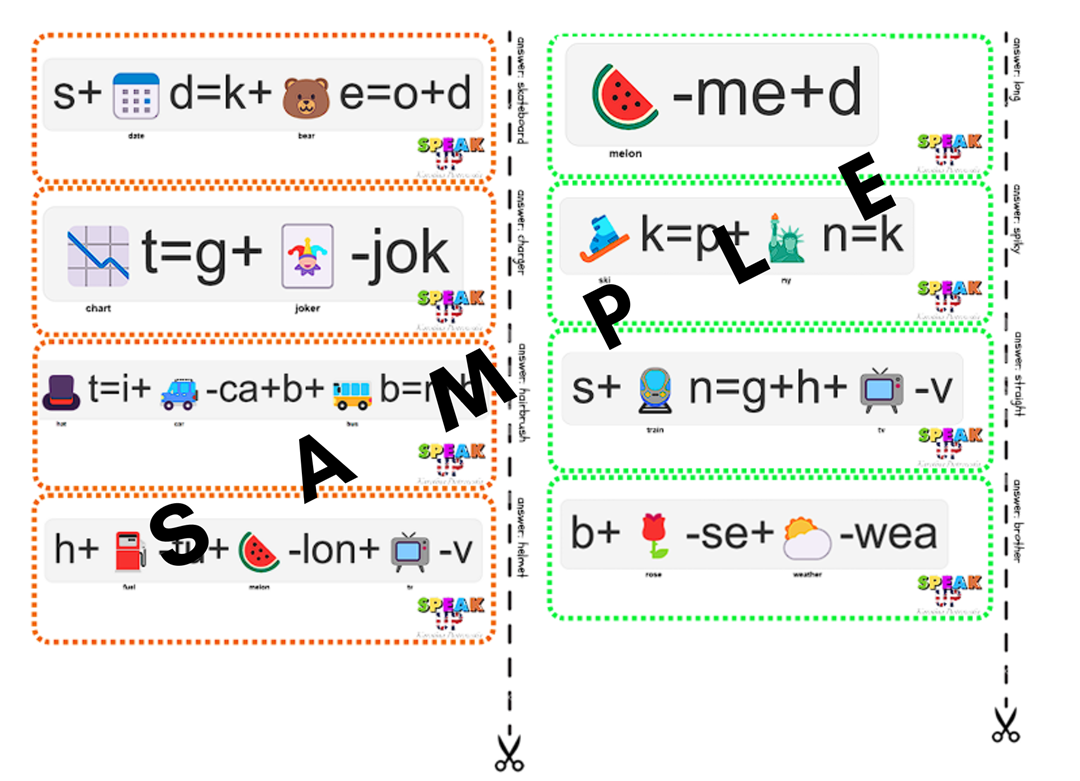 REBUSES for class 4 Vocabulary - Speak UP zdjęcie 2