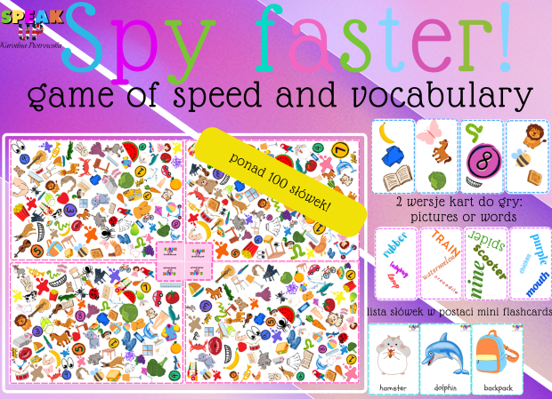 SPY FASTER! game of speed and vocabulary  - Speak UP zdjęcie 1