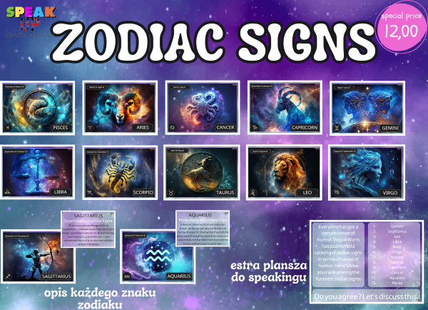 ZODIAC SIGNS gazetka + zajęcia - Speak UP zdjęcie 1