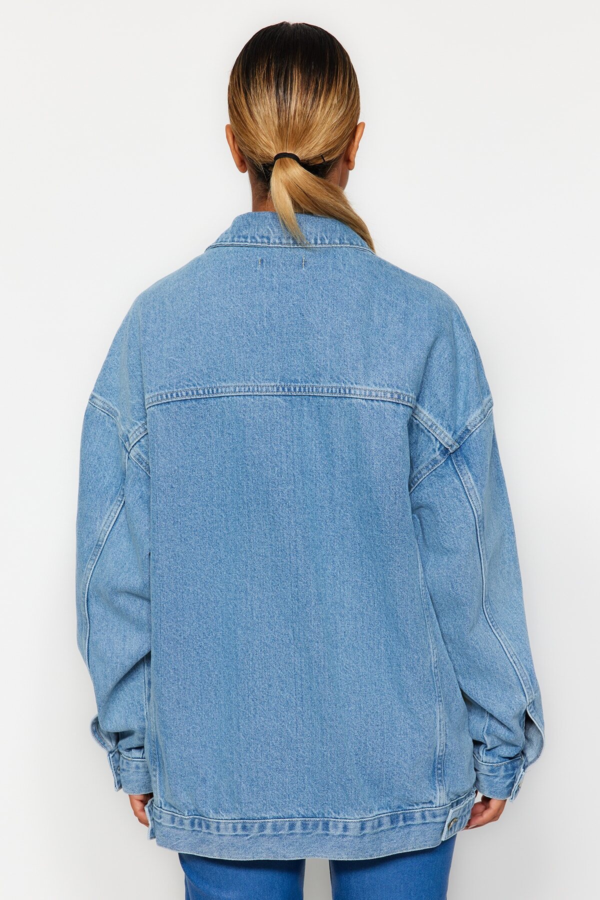 Kurtka jeansowa Amy oversize zdjęcie 2