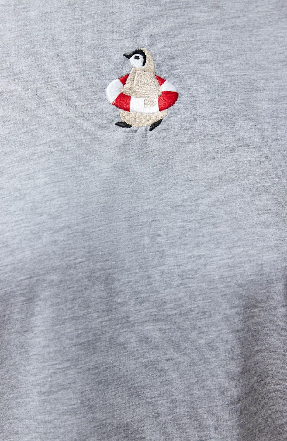 T-shirt Alaska z haftem szary zdjęcie 2