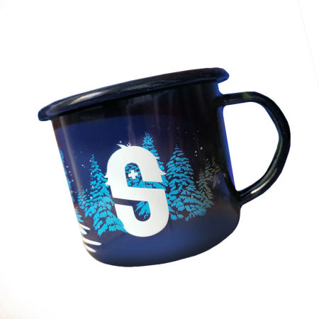 Saksquatch x OWE Winter 2023 - kubek emaliowany 300 ml - Olkuskie Wyroby Emaliowane zdjęcie 1
