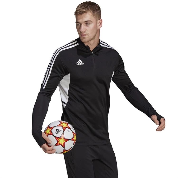 Bluza męska adidas Condivo 22 Training Top czarna HA6269 - ADIDAS zdjęcie 2