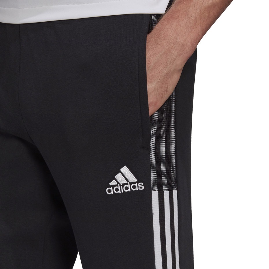 Spodnie męskie adidas Tiro 21 Sweat Pants czarne GM7336 - ADIDAS zdjęcie 3