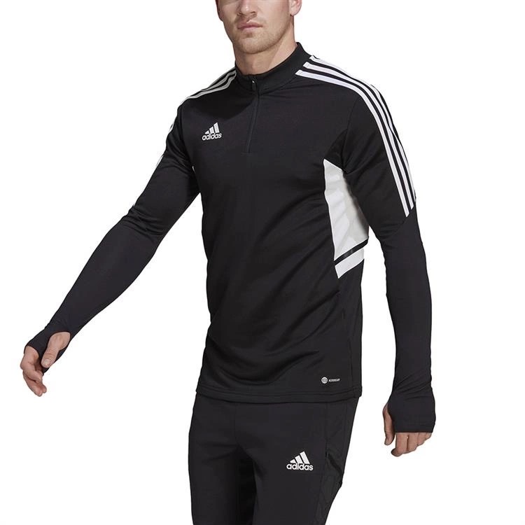 Bluza męska adidas Condivo 22 Training Top czarna HA6269 - ADIDAS zdjęcie 4