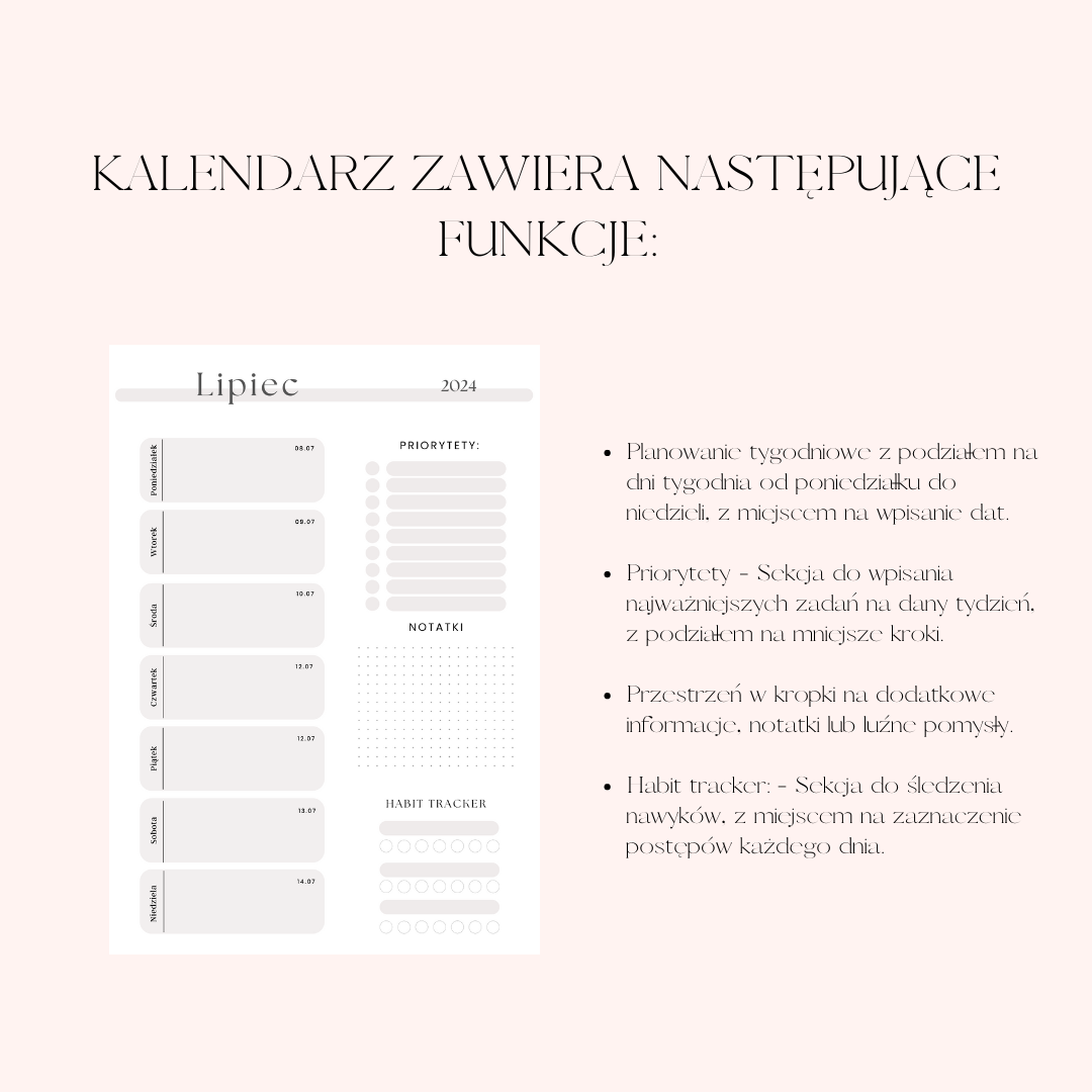 CHAPTERS - kalendarz kwartalny lipiec-wrzesień w formacie PDF zdjęcie 1