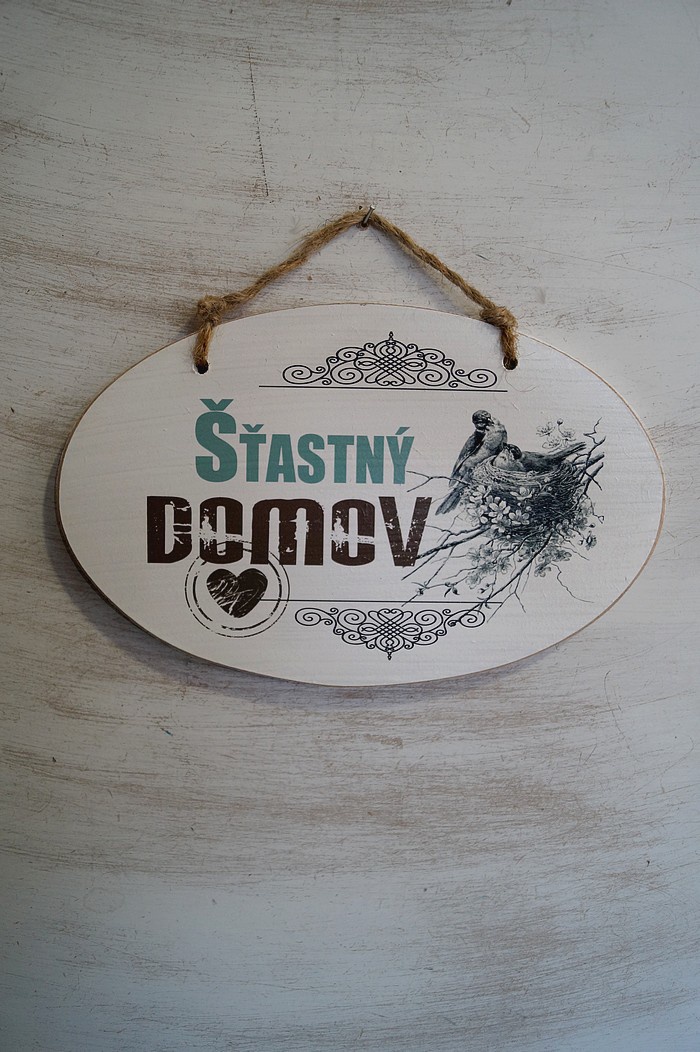 Zawieszka Elipsa 01 - Stastny domov... - E/01/233SK zdjęcie 1