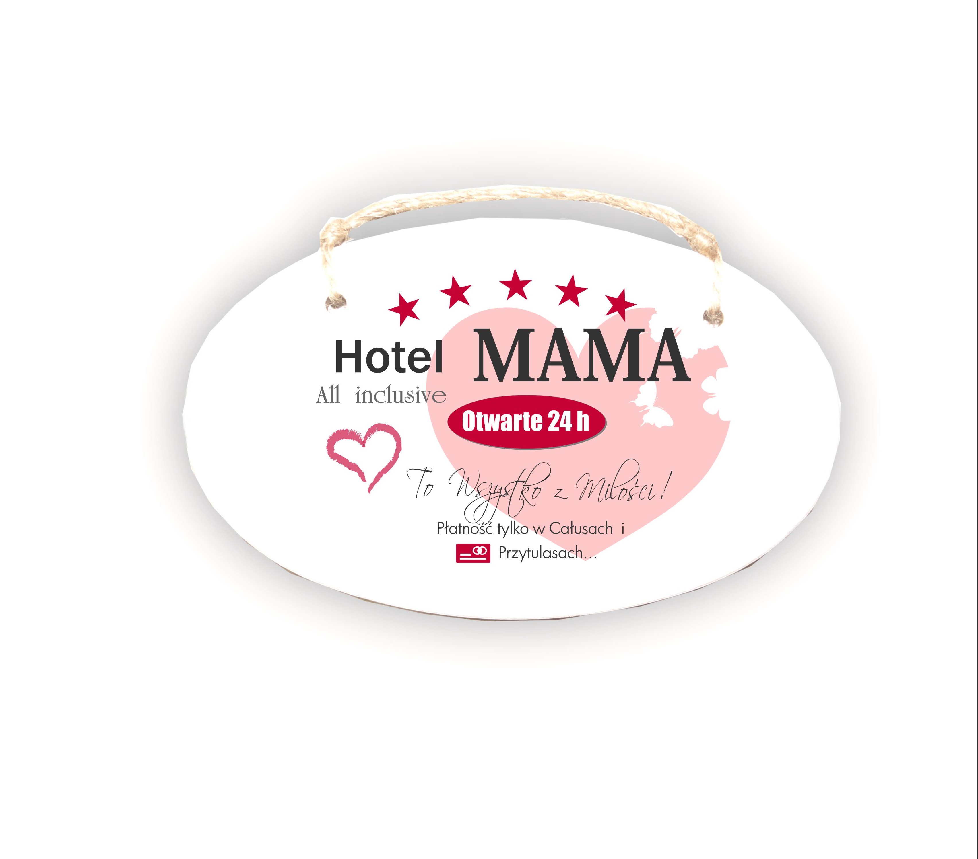 Zawieszka Elipsa 02 - Hotel mama...- E/02/573 zdjęcie 1