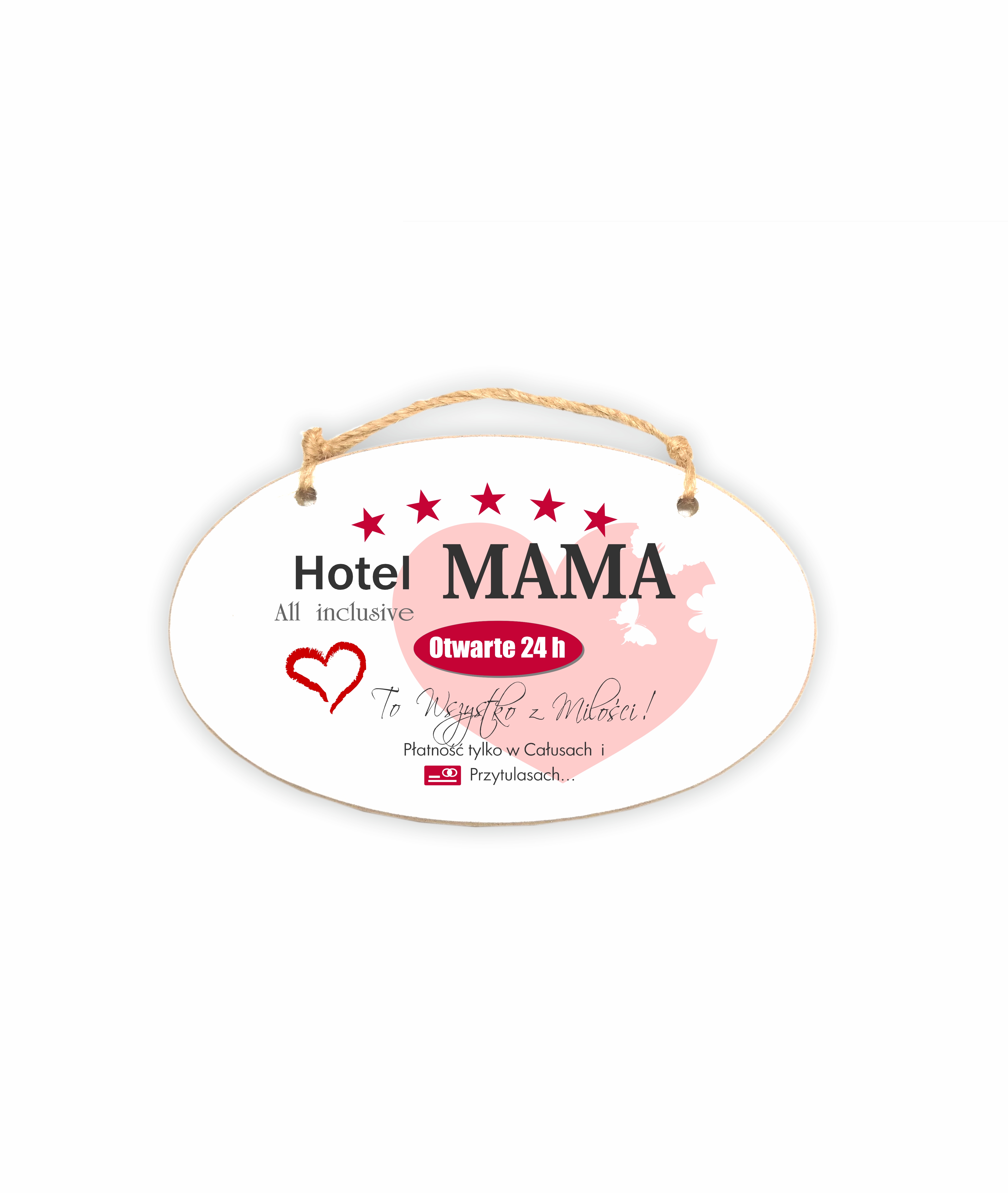 Zawieszka Elipsa 01 - Hotel mama... - E/01/573 zdjęcie 1