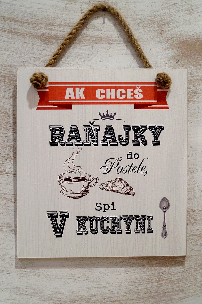 Tabliczka 05 - Ak Chces Ranajky...- TC/05/245SK zdjęcie 1