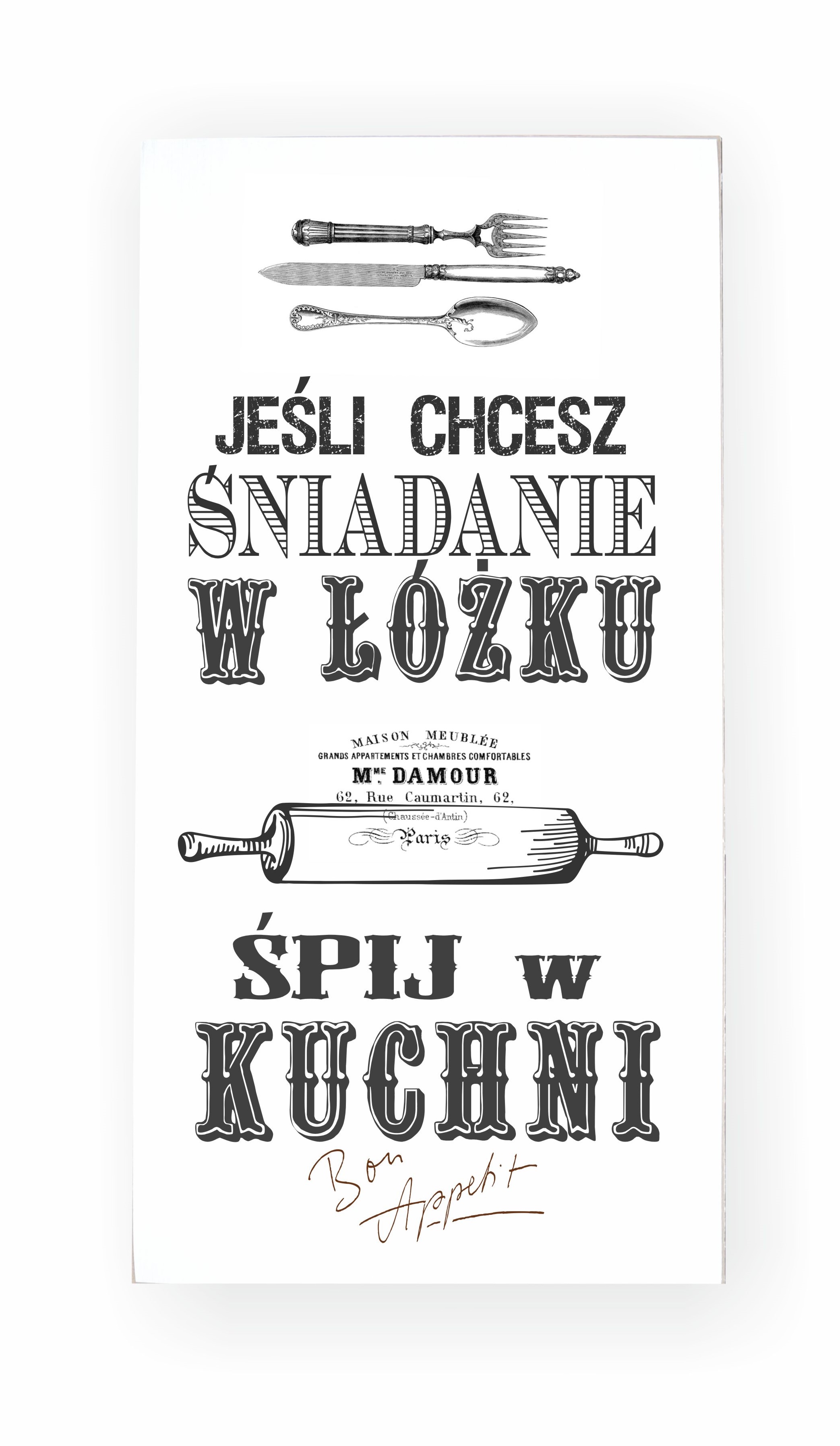 Tabliczka 08 - Jeśli chcesz śniadanie... - TC/08/626 zdjęcie 1