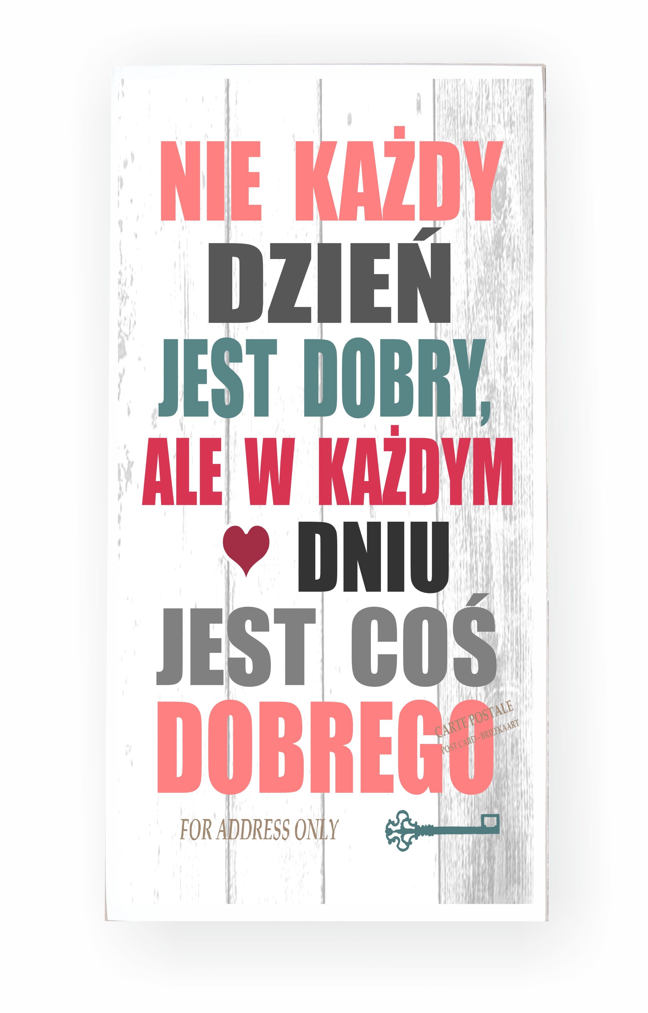 Tabliczka 08 - Nie każdy dzień jest dobry... - TC/08/551 zdjęcie 1