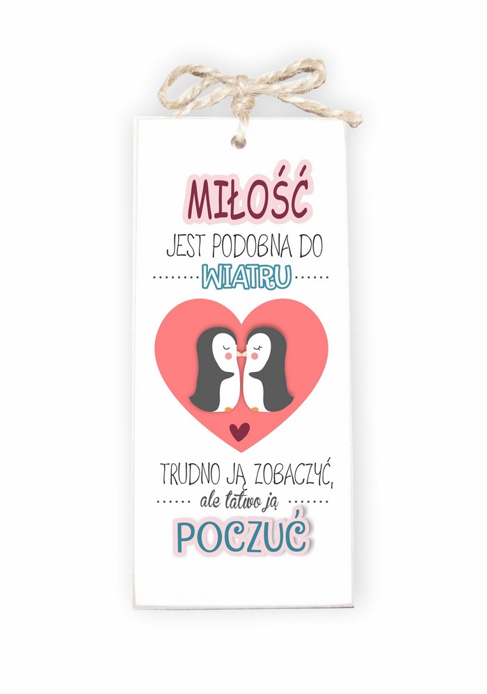 Tabliczka 02 - Miłość podobna jest... - TC/02/1041 zdjęcie 1