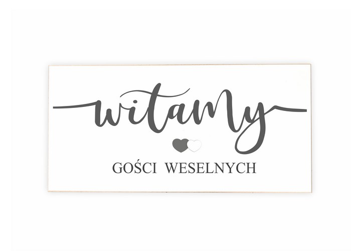 Tabliczka 08 - Witamy Gości weselnych - TC/08/1182 zdjęcie 1