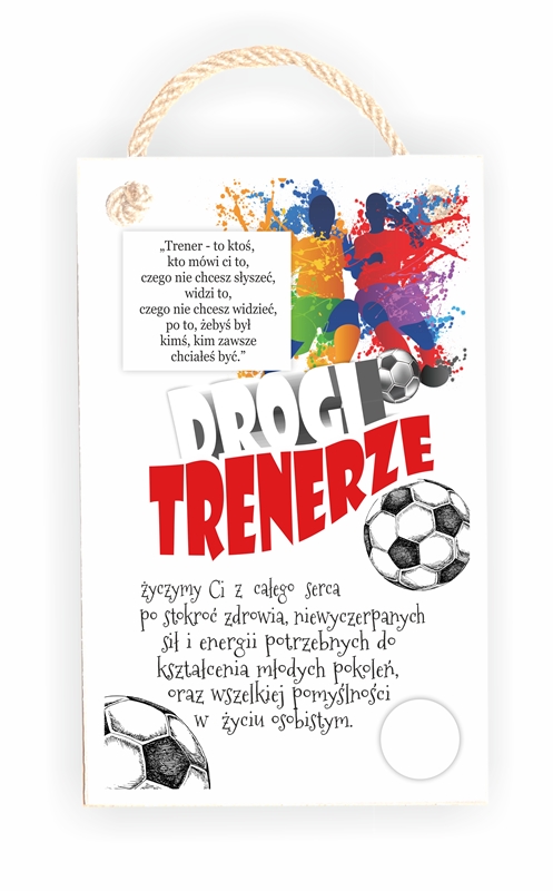 Tabliczka 06 - Drogi Trenerze... - TC/06/1252 zdjęcie 1