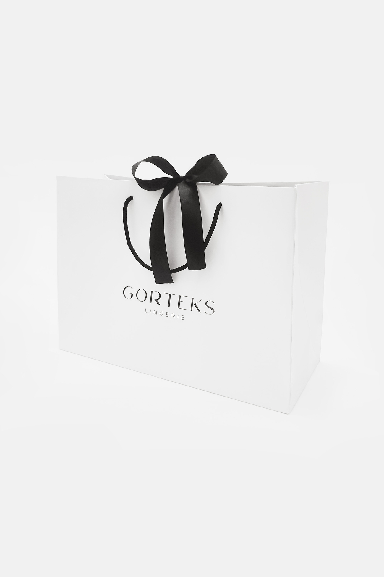 Ozdobna torba papierowa ze wstążką - Gorteks zdjęcie 1