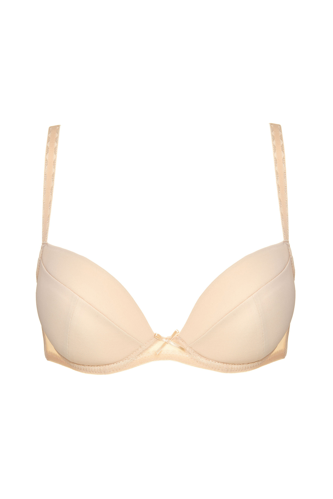 Zara biustonosz push-up plunge beżowy - Gorteks zdjęcie 4
