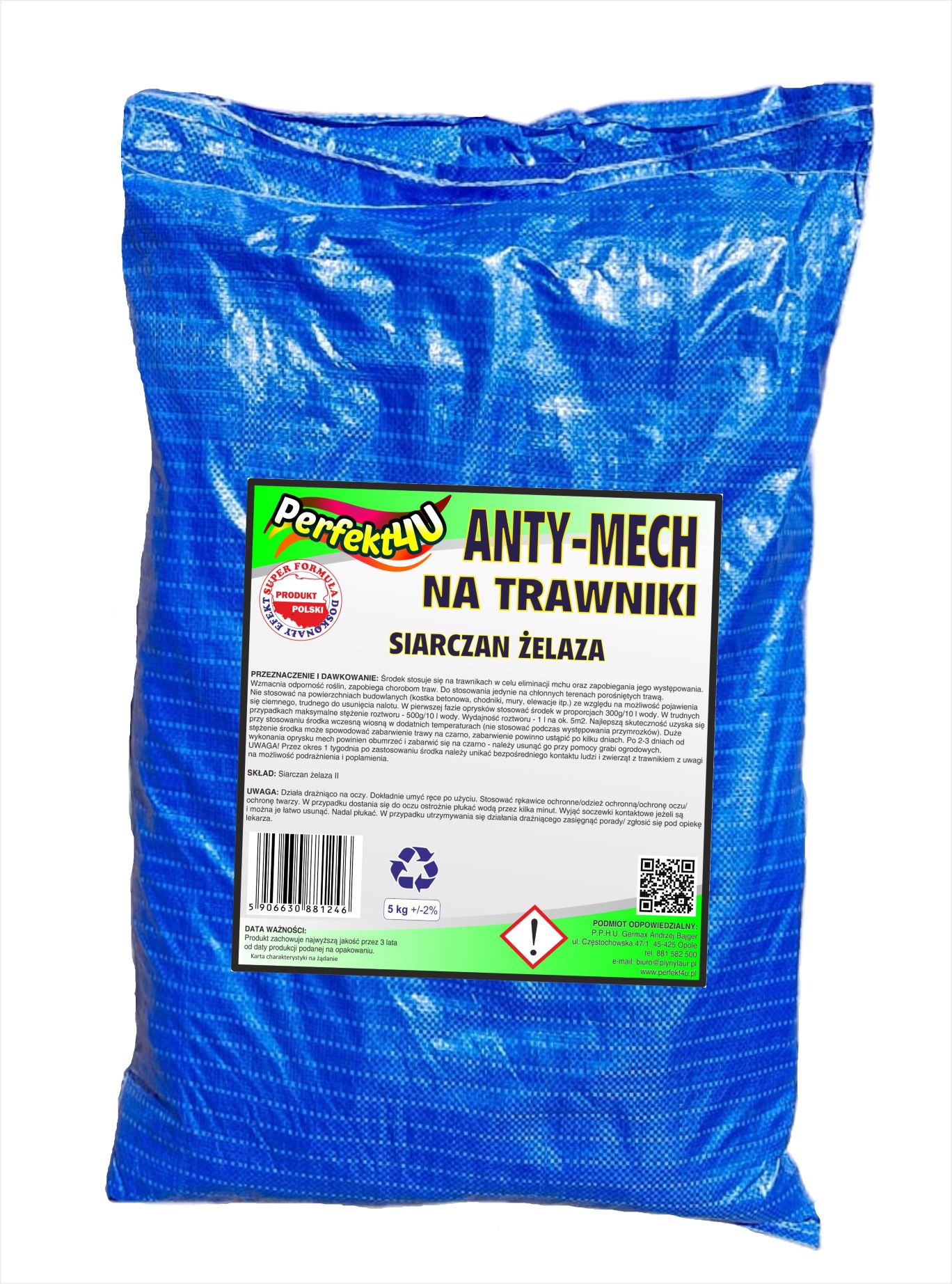 ANTYMECH NA TRAWNIKI SIARCZAN ŻELAZA - 5 kg - GERMAX zdjęcie 1