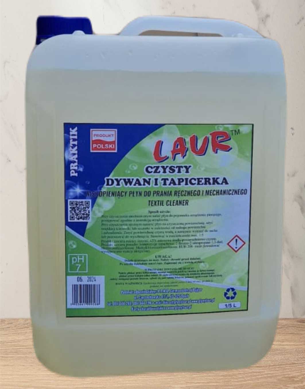 Niskopieniący płyn do odkurzaczy piorących - TEXTIL CLEANER - 5l zdjęcie 1