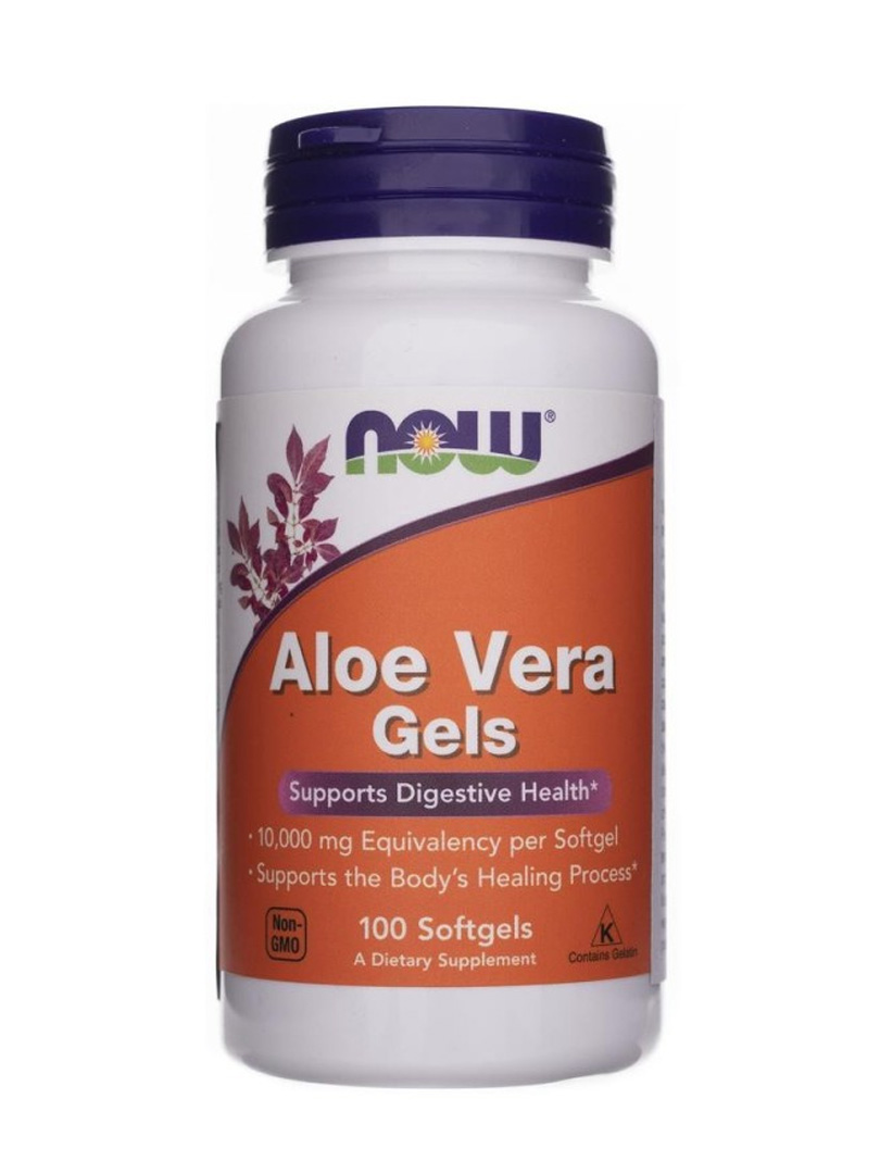 Now Foods Aloes 10000 mg (Aloe Vera) - 100 kapsułek zdjęcie 1