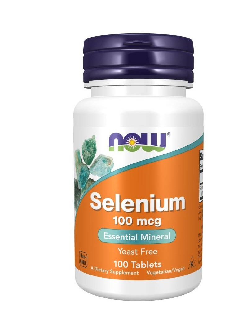 Now Foods Selen (Selenium) 100 mcg - 100 tabletek zdjęcie 1