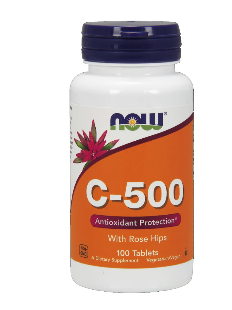 NOW-Vit.C-500 Rose Hips 100 tabs zdjęcie 1