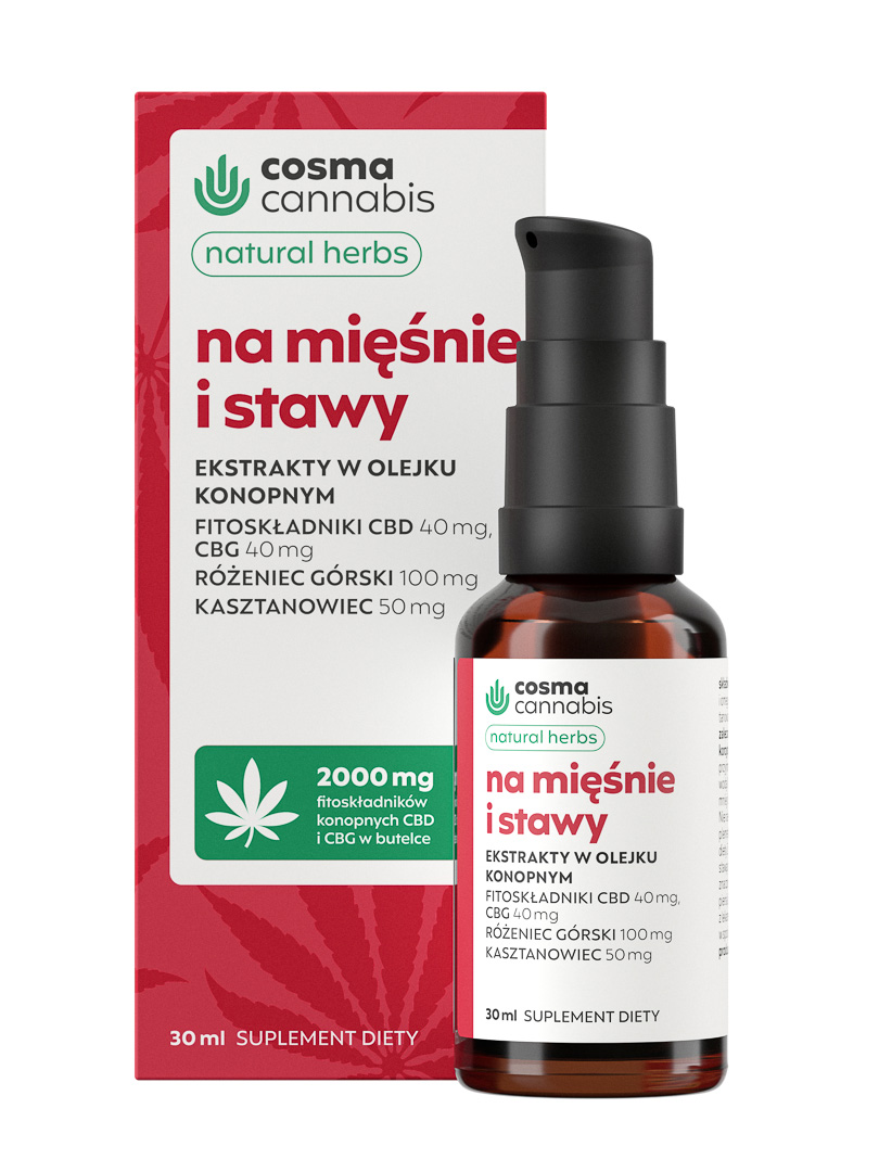 Cosma Cannabis na mięśnie i stawy 30 ml. zdjęcie 1