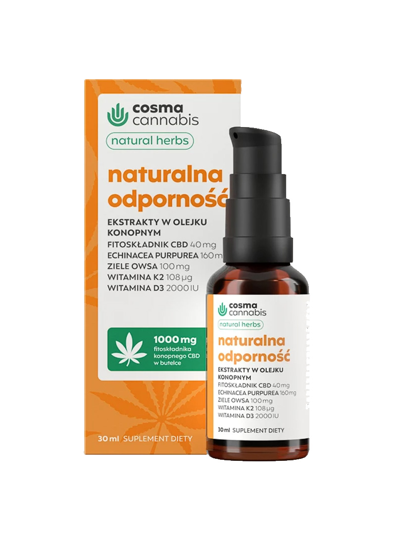 Cosma Cannabis naturalna odporność 30 ml. zdjęcie 1