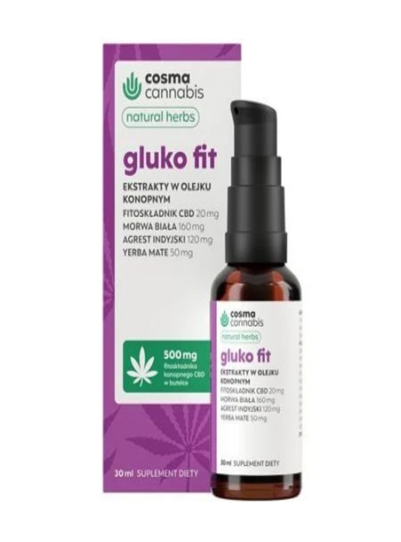 Cosma Cannabis gluko fit 30 ml. zdjęcie 1