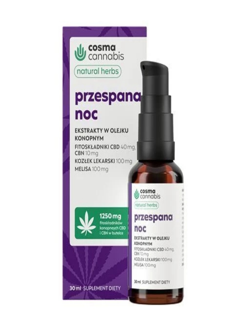 Cosma Cannabis przespana noc 30 ml. zdjęcie 1