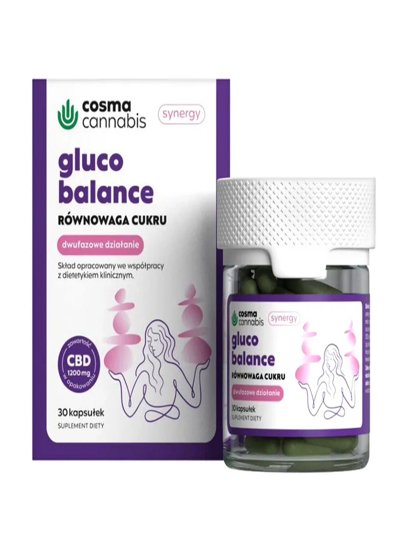 Cosmo Canabis, Gluco Balance 30 kapsułek zdjęcie 1