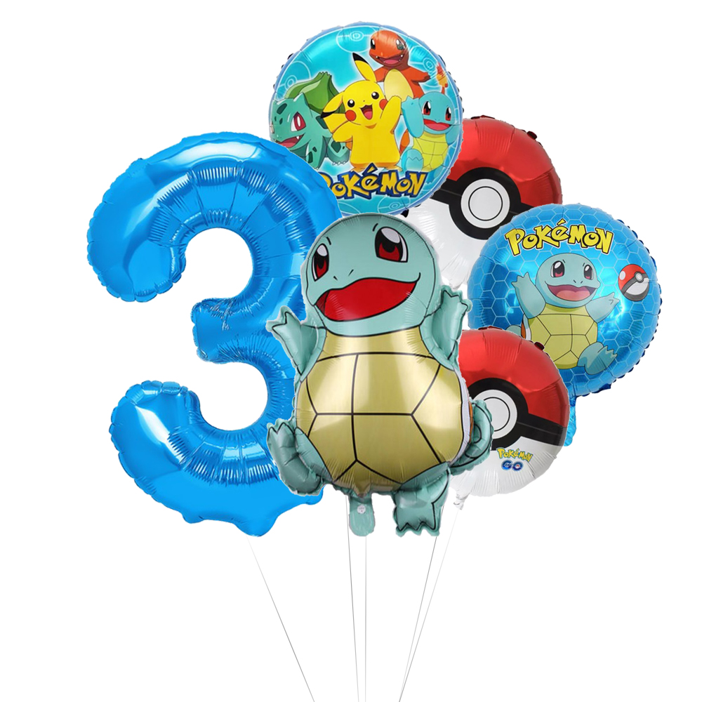 Zestaw balonów Pokemon Squirtle zdjęcie 1