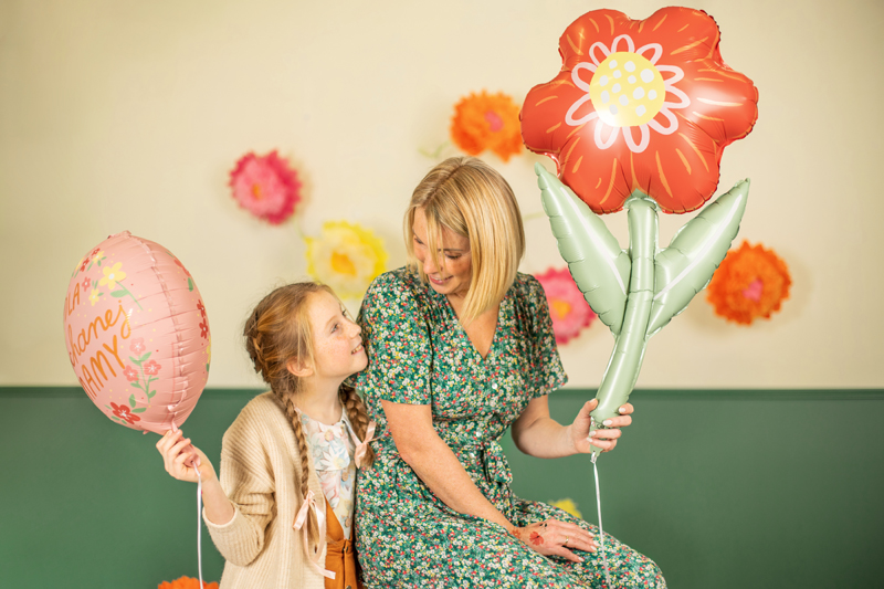 Balon foliowy Dla kochanej mamy, 35 cm zdjęcie 3