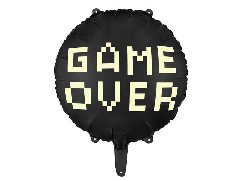 Balon foliowy Game over, 35 cm zdjęcie 1