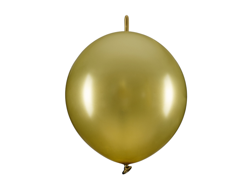 Balony z łącznikiem, 33cm, złote, 20 szt. zdjęcie 1