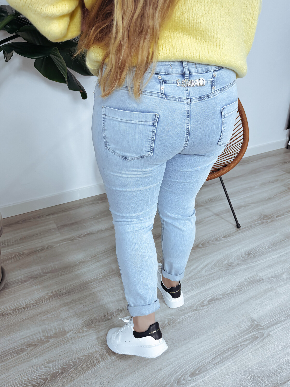 Jeansy jasnoniebieskie ESPAR zdjęcie 3