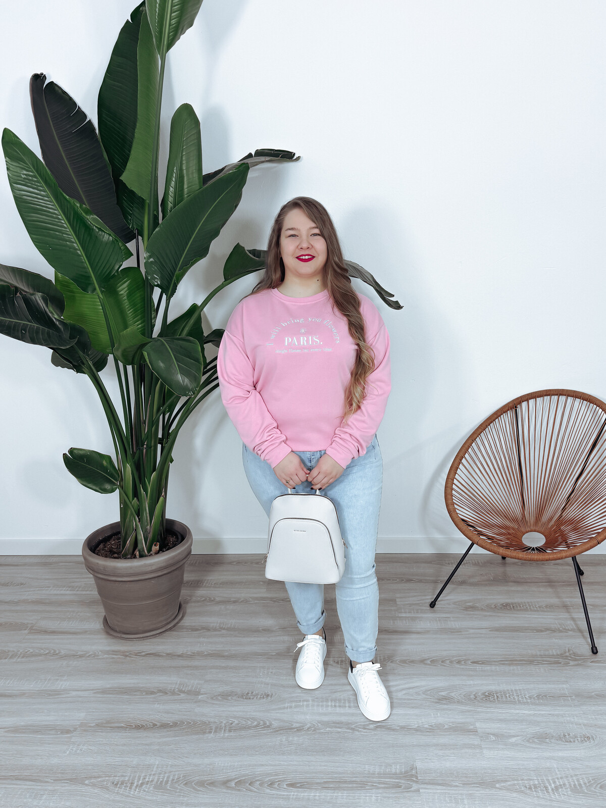 Bluza pastel róż PARIS zdjęcie 4