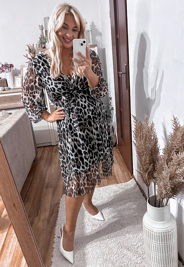 ŠATY SISI  PLUS SIZE PANTHER 04 - włoski obrázek 1