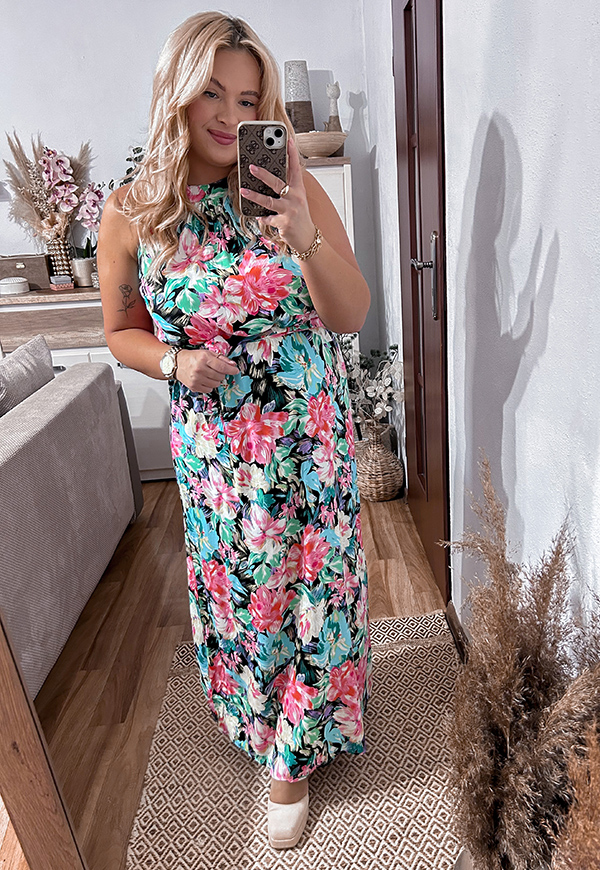 ŠATY NAOMI PLUS SIZE BLACK 08 - włoski obrázek 3