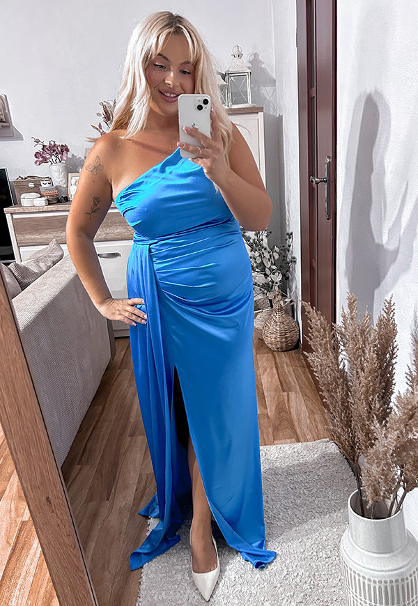 ŠATY LORETTA MAXI PLUS SIZE BLUE 01 - produkt polski obrázek 1