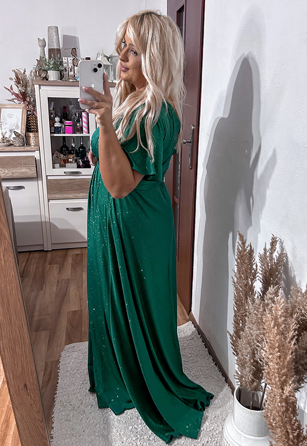 ŠATY BELL MAXI PLUS SIZE GREEN 05 - produkt polski obrázek 1